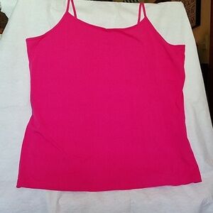 Time and Tru XXL (20) Fitted Cami Fuchsia Burst